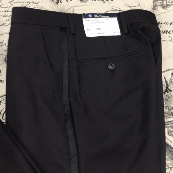 Ben Sherman Burgundy Dress Pants - Picture 8 of 10